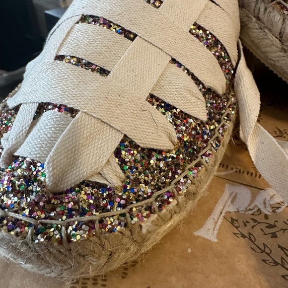 #222 ❤️ BRAND NEW IN BOX FREE PEOPLE HEAT WAVE WRAP ESPARDILLES SIZE 42/11 - Picture 3 of 9